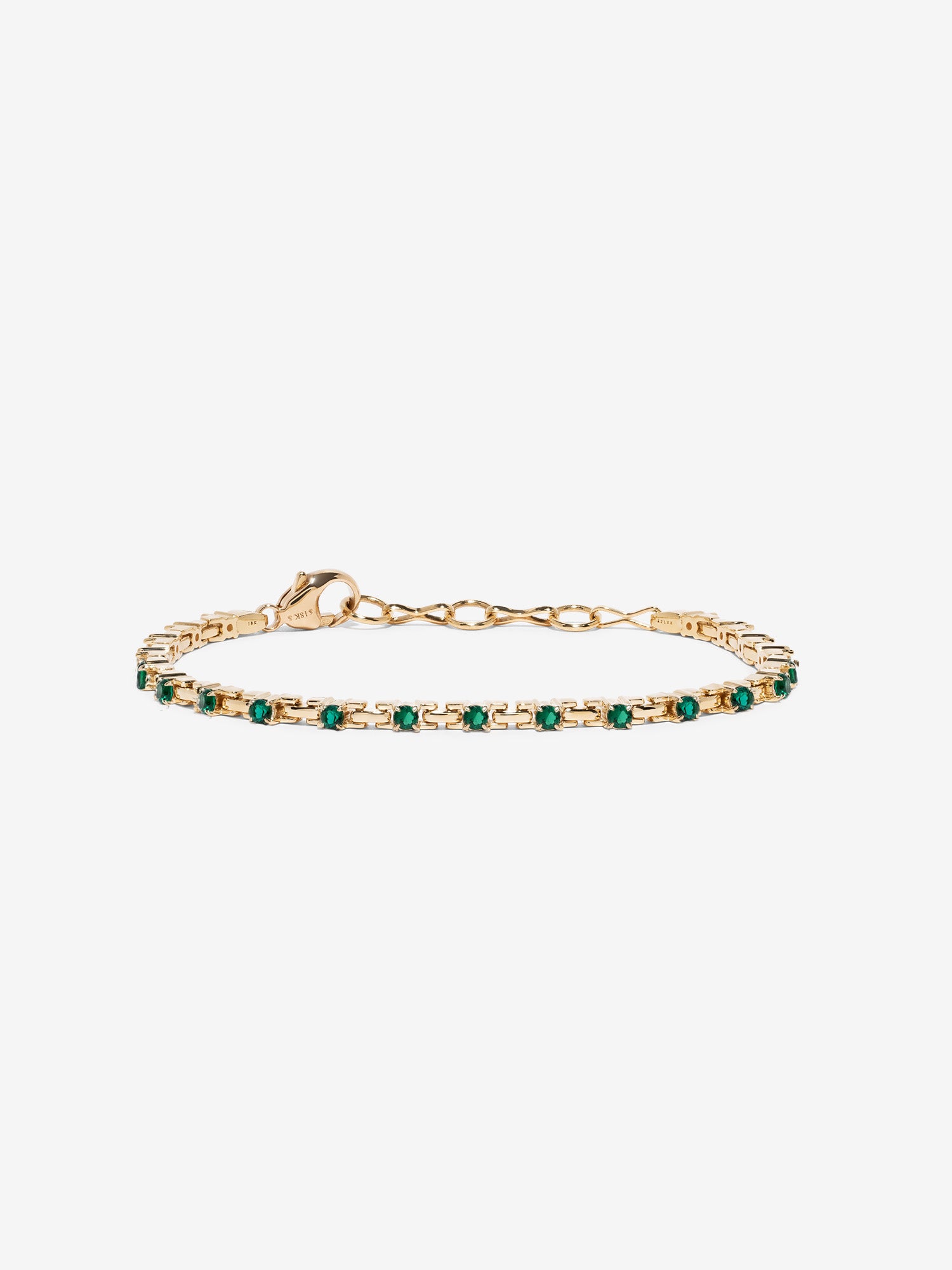 Pirouette Small Emerald Bracelet