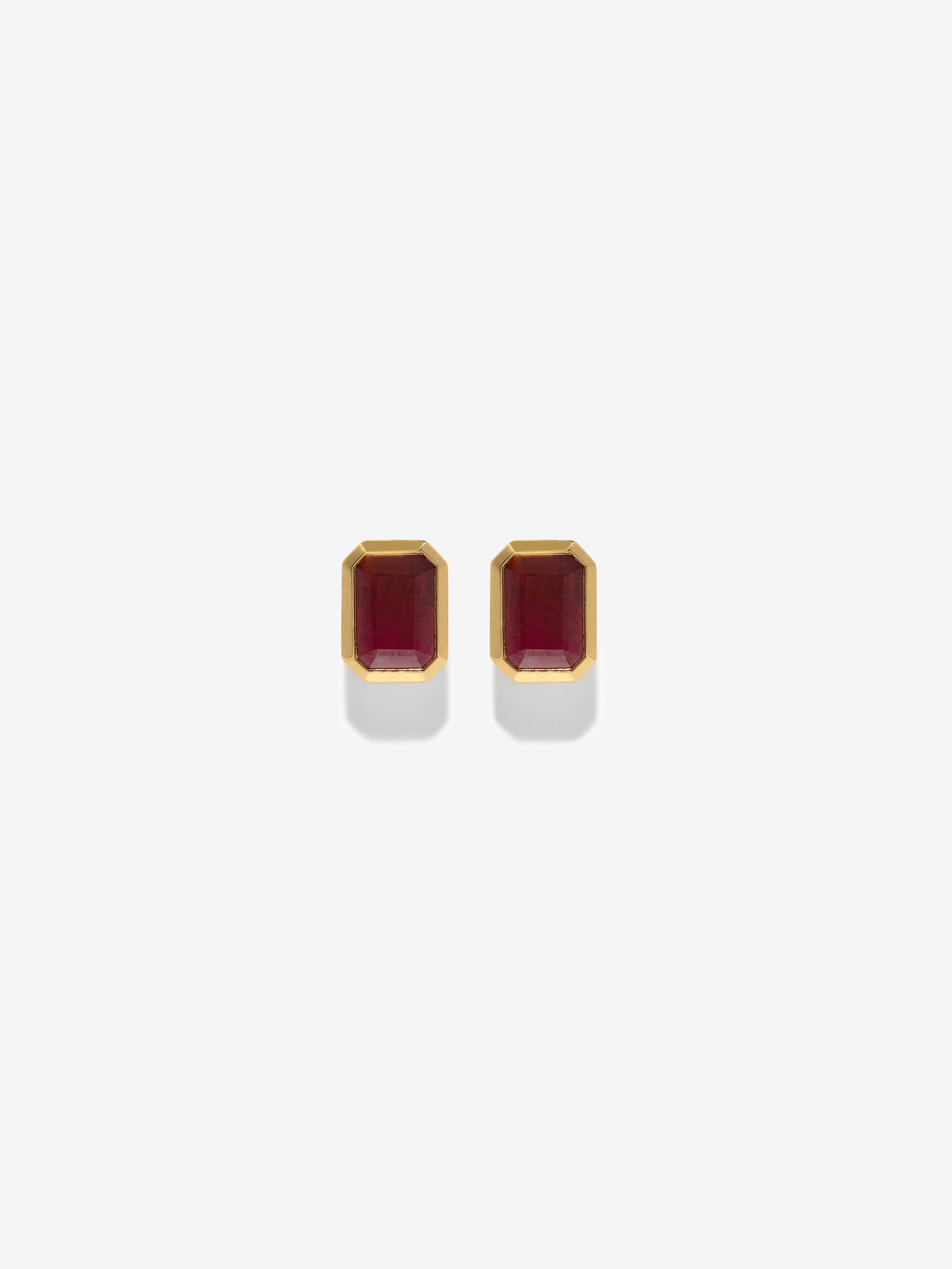 Rich Small Ruby Studs