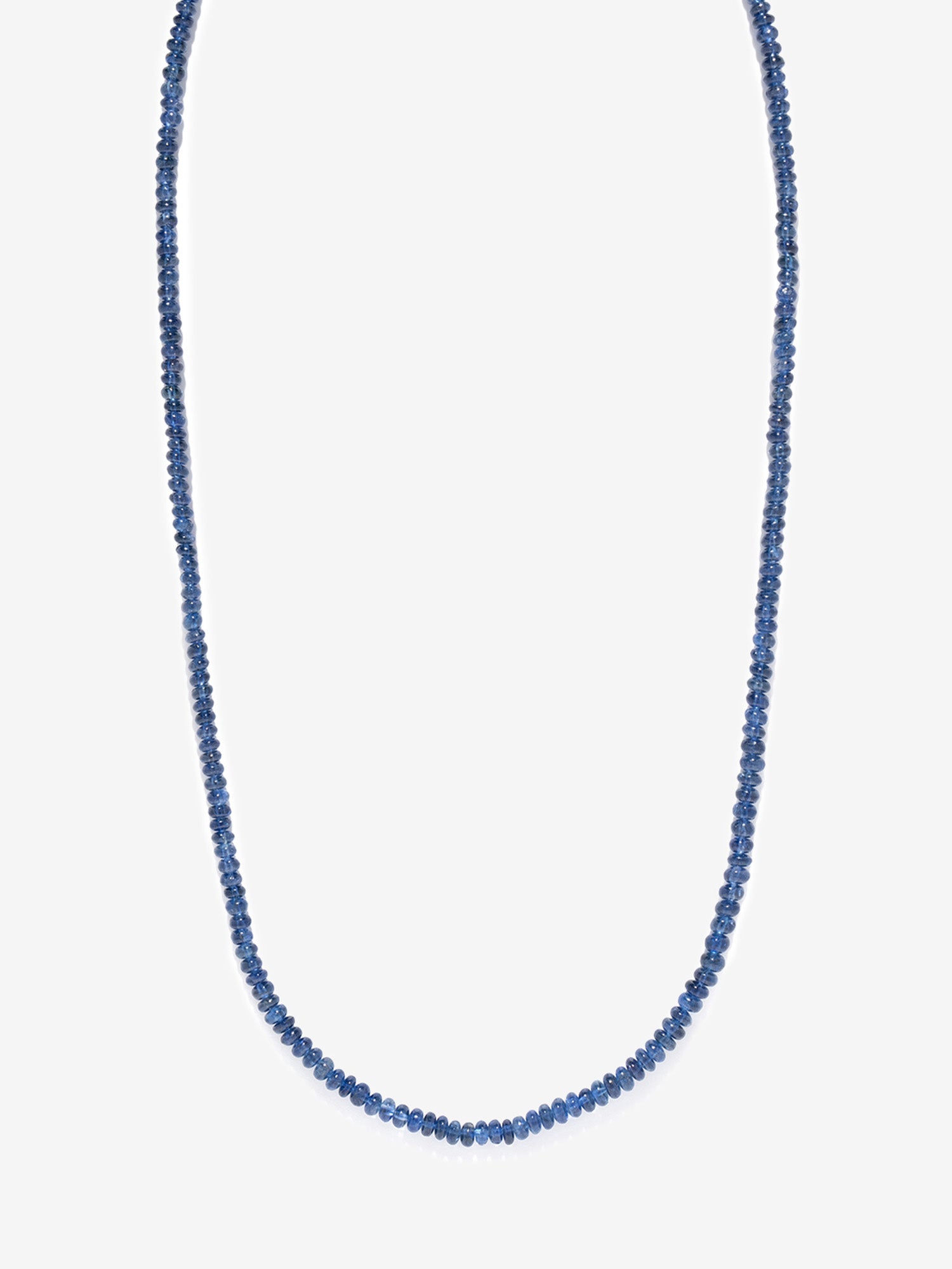 Small Sapphire Bead Necklace