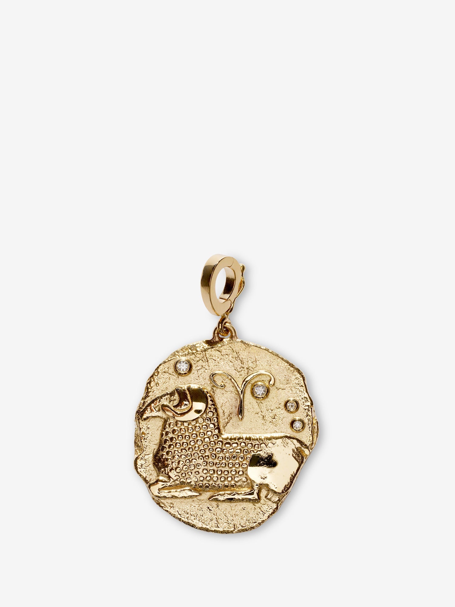 Of The Stars Aries Large Coin Charm