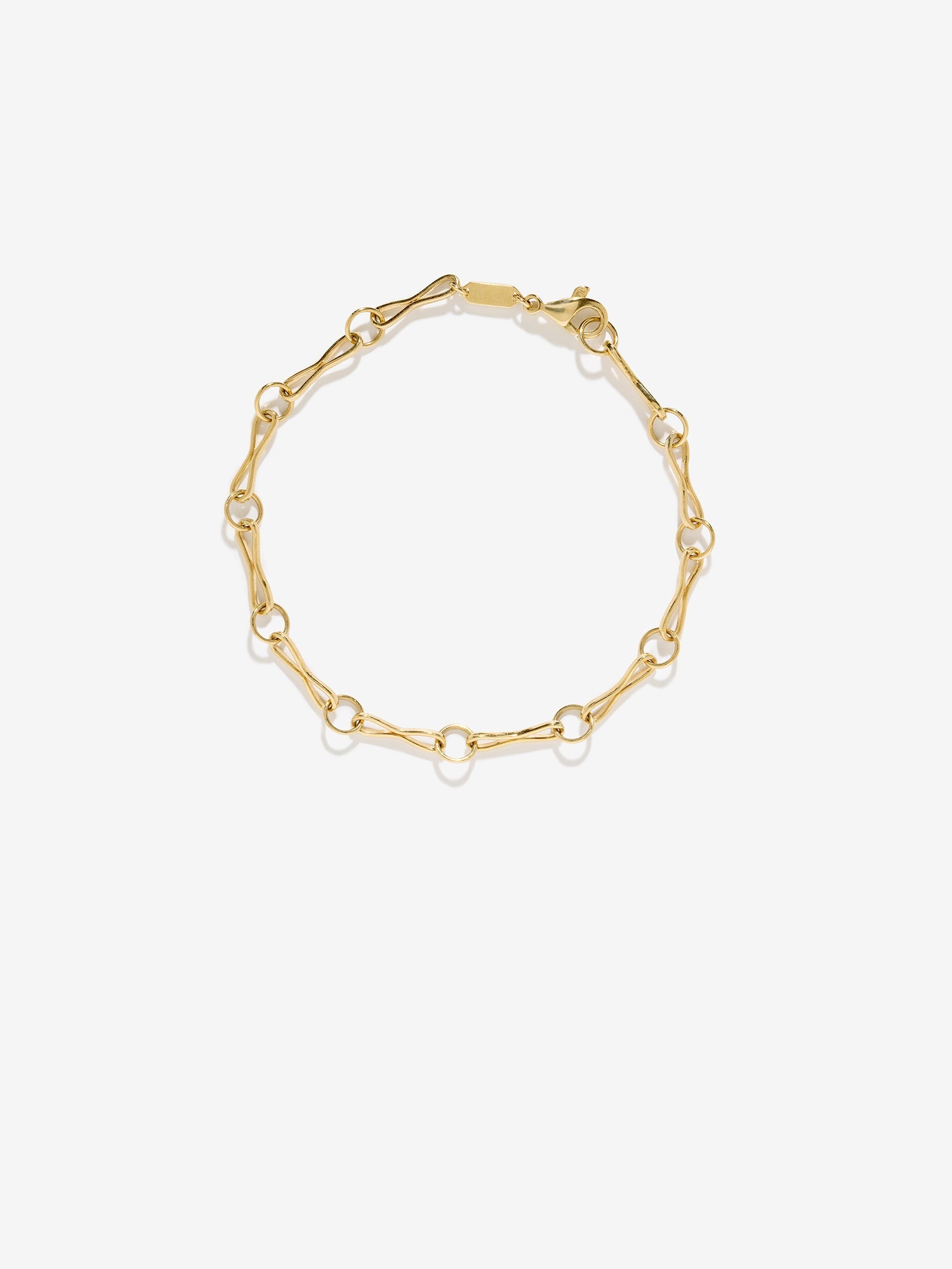 Large Circle-Link Handmade Bracelet