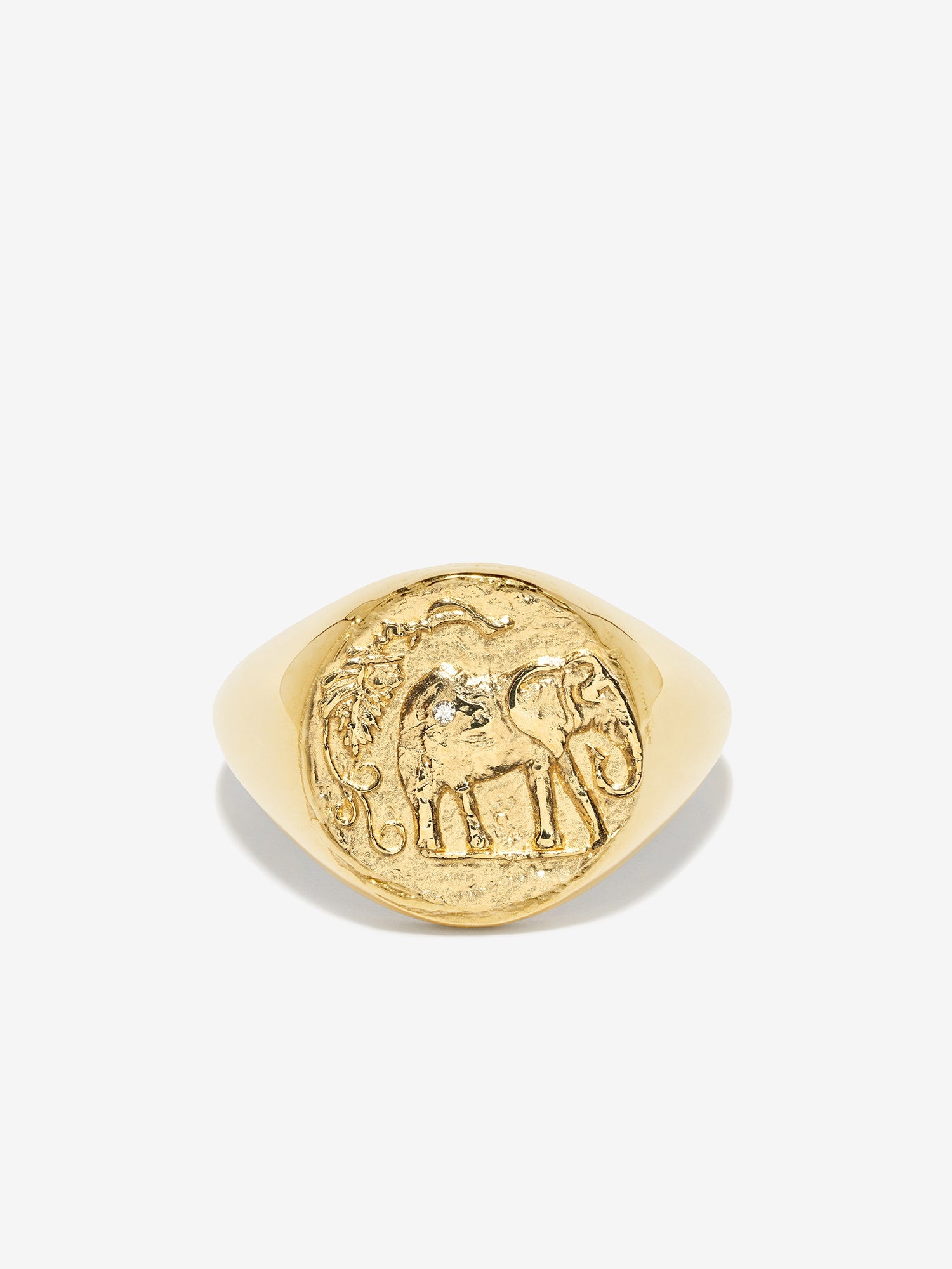 Elefante Loyalty Signet Coin Ring