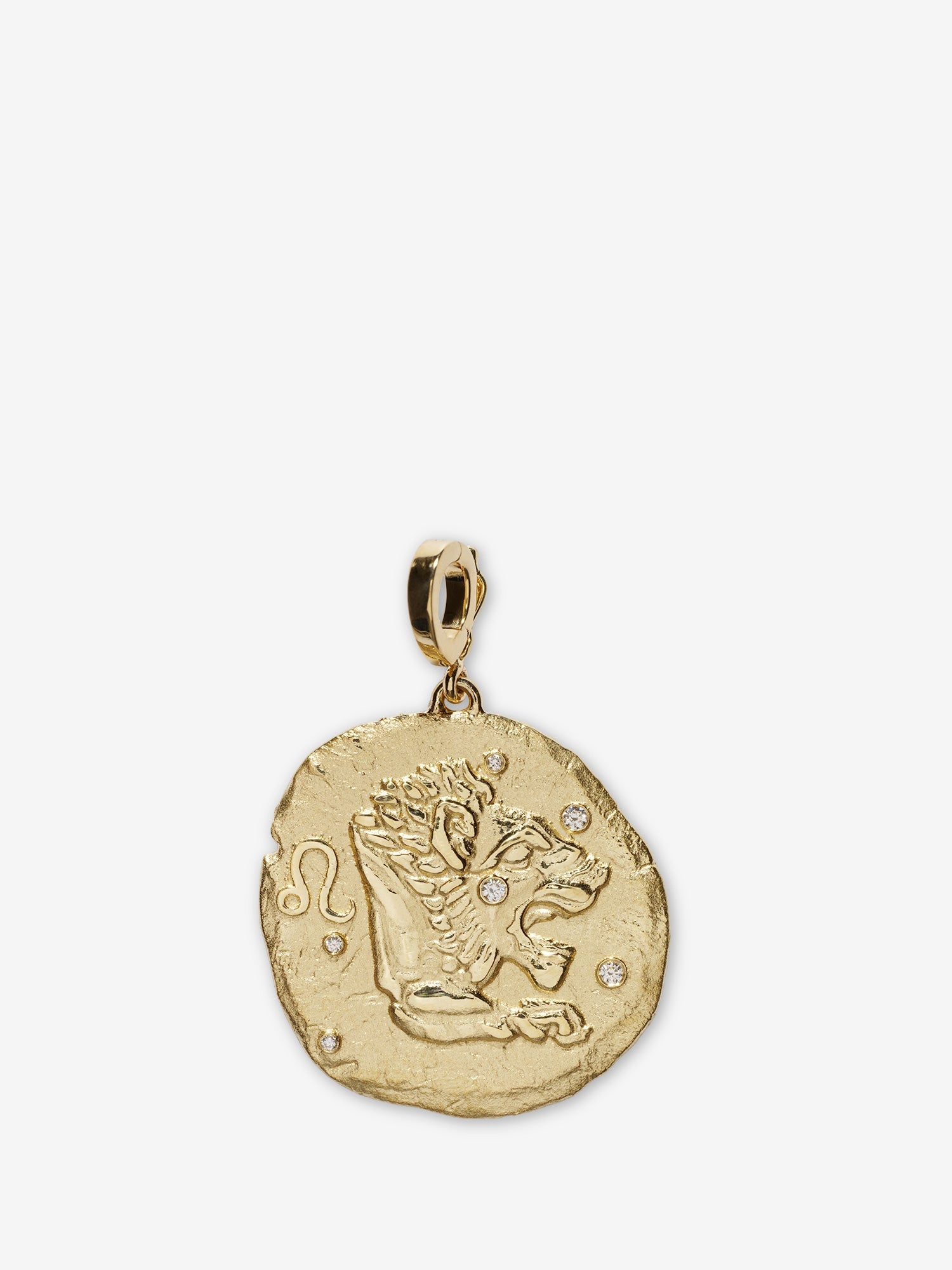 Of The Stars Leo Large Coin Charm