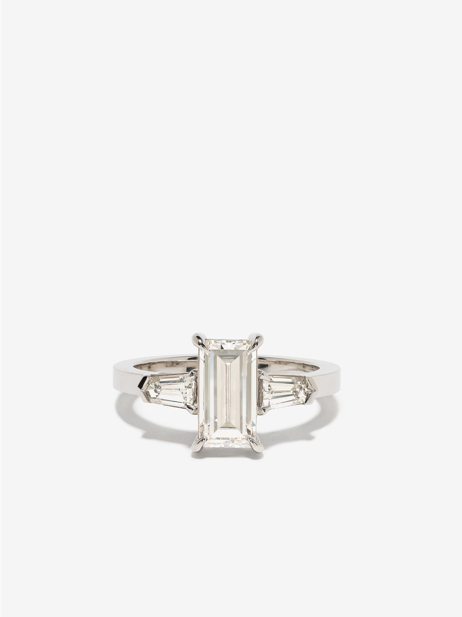 Bullet & Baguette Diamond Ring