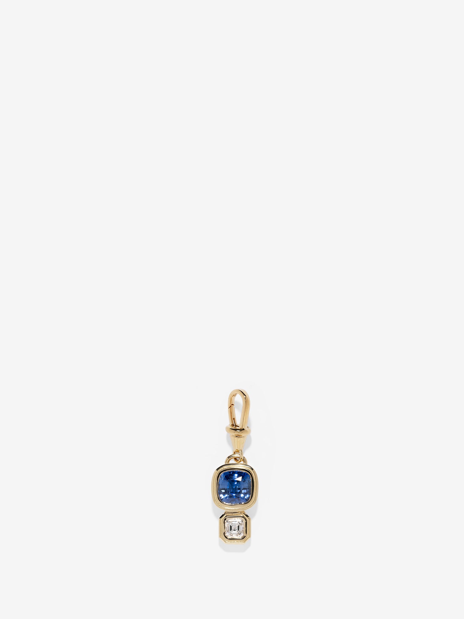 Duet Sapphire & Diamond Charm