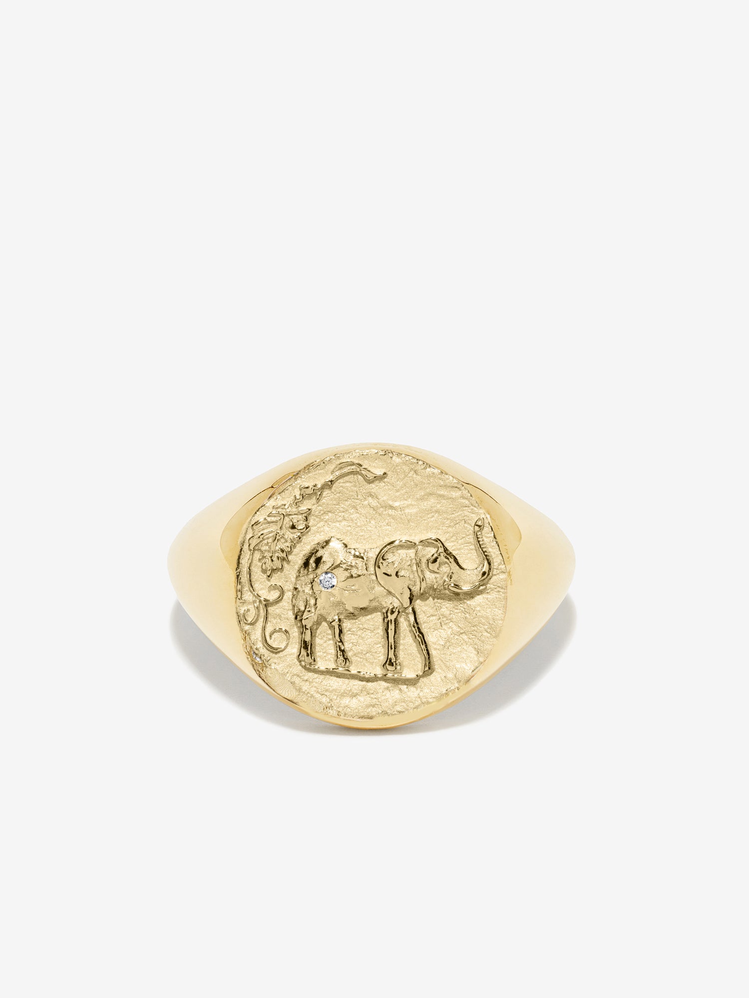 Elefante Loyalty Signet Coin Ring