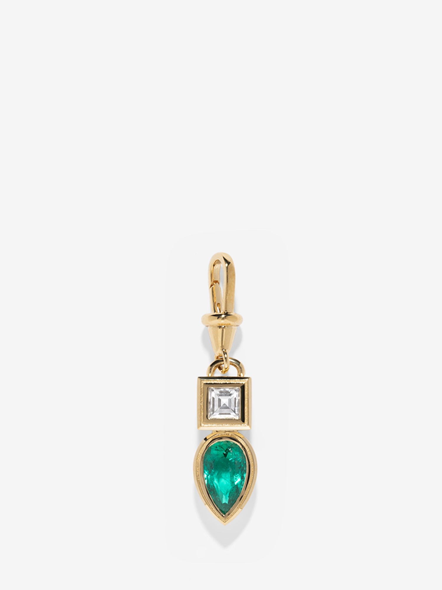 Duet Emerald & Diamond Charm