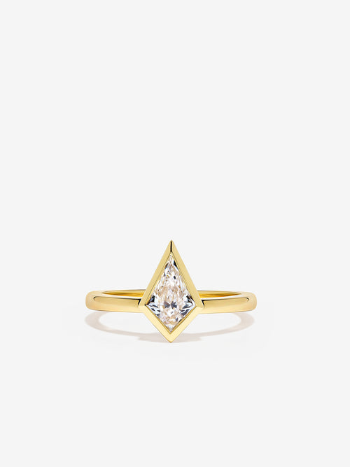 Kite Diamond Engagement Ring