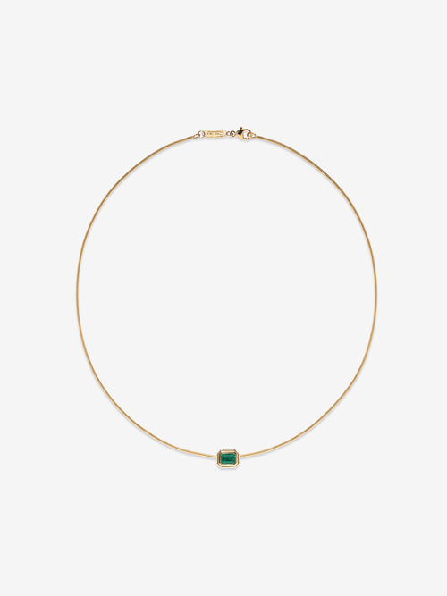 ĀZLEE x Gemfields Le Nouveau Emerald Cascade Necklace