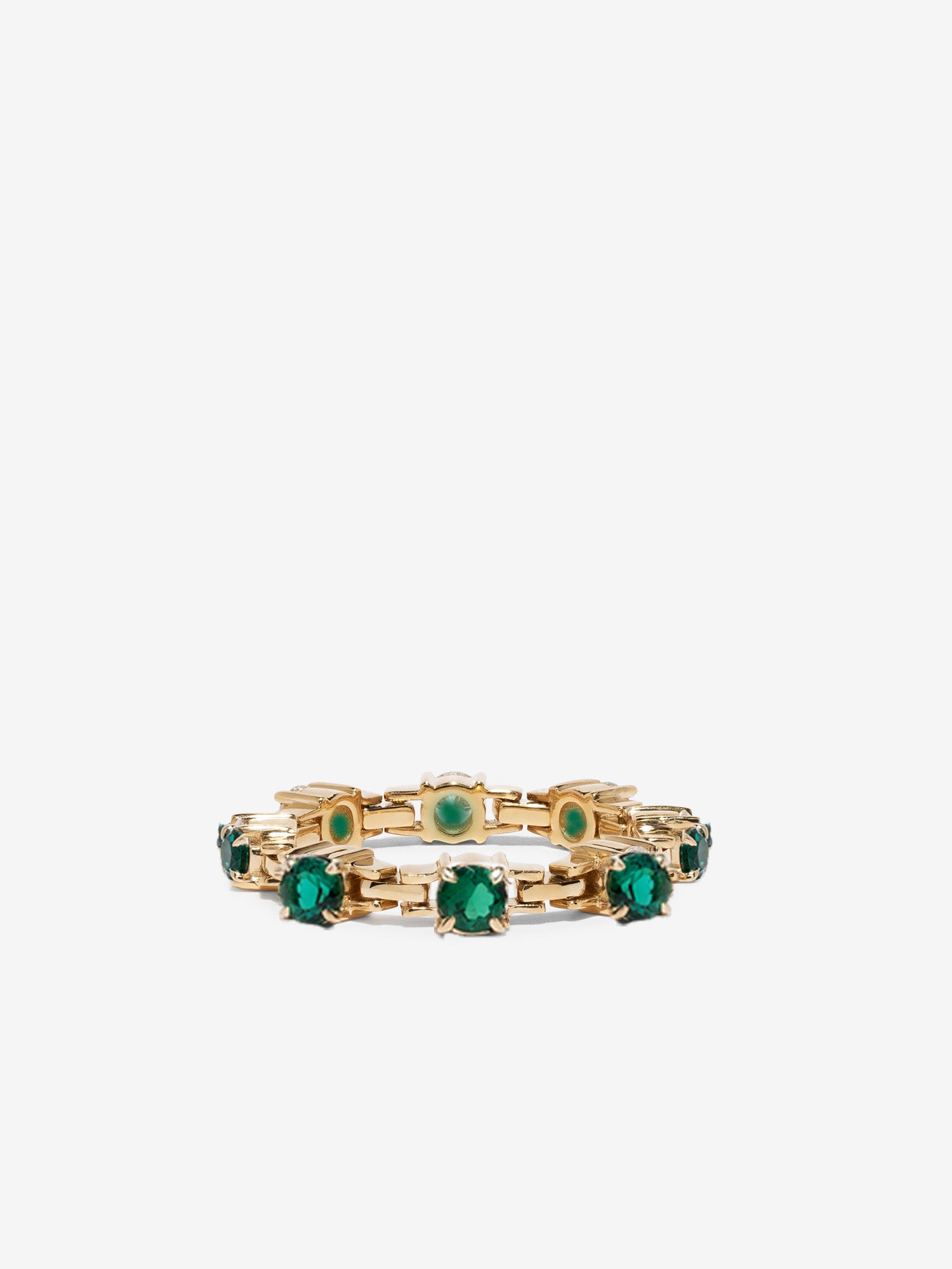 Pirouette Large Emerald Band
