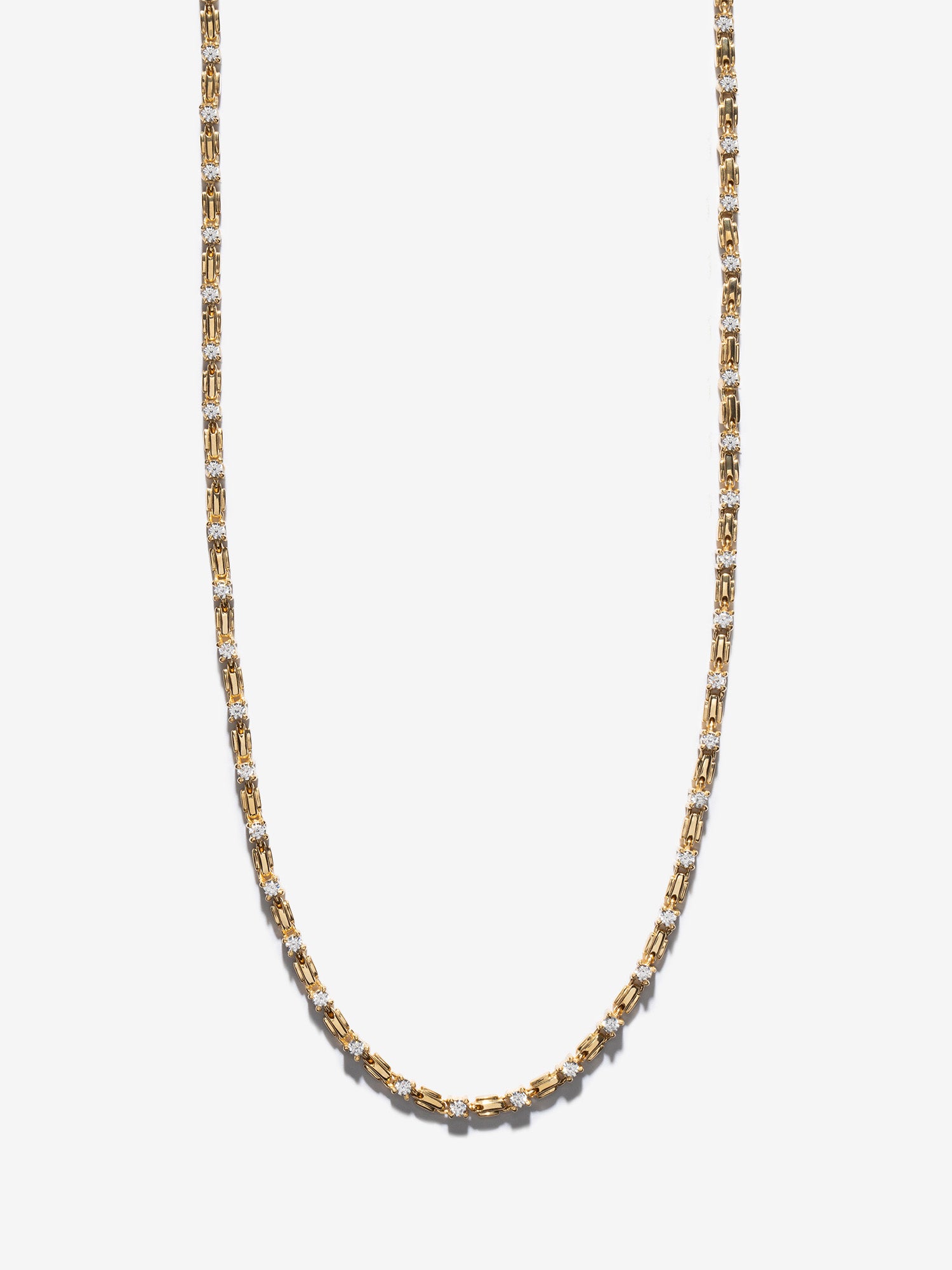 Pirouette Small All Over Diamond Necklace