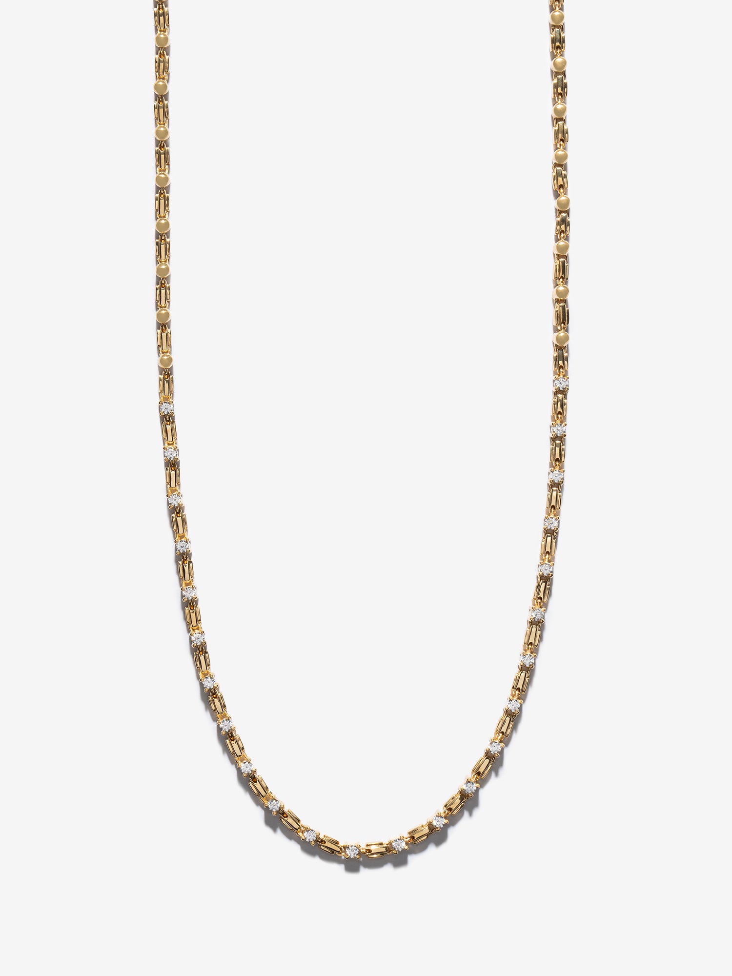 Pirouette Small Front Diamond Necklace