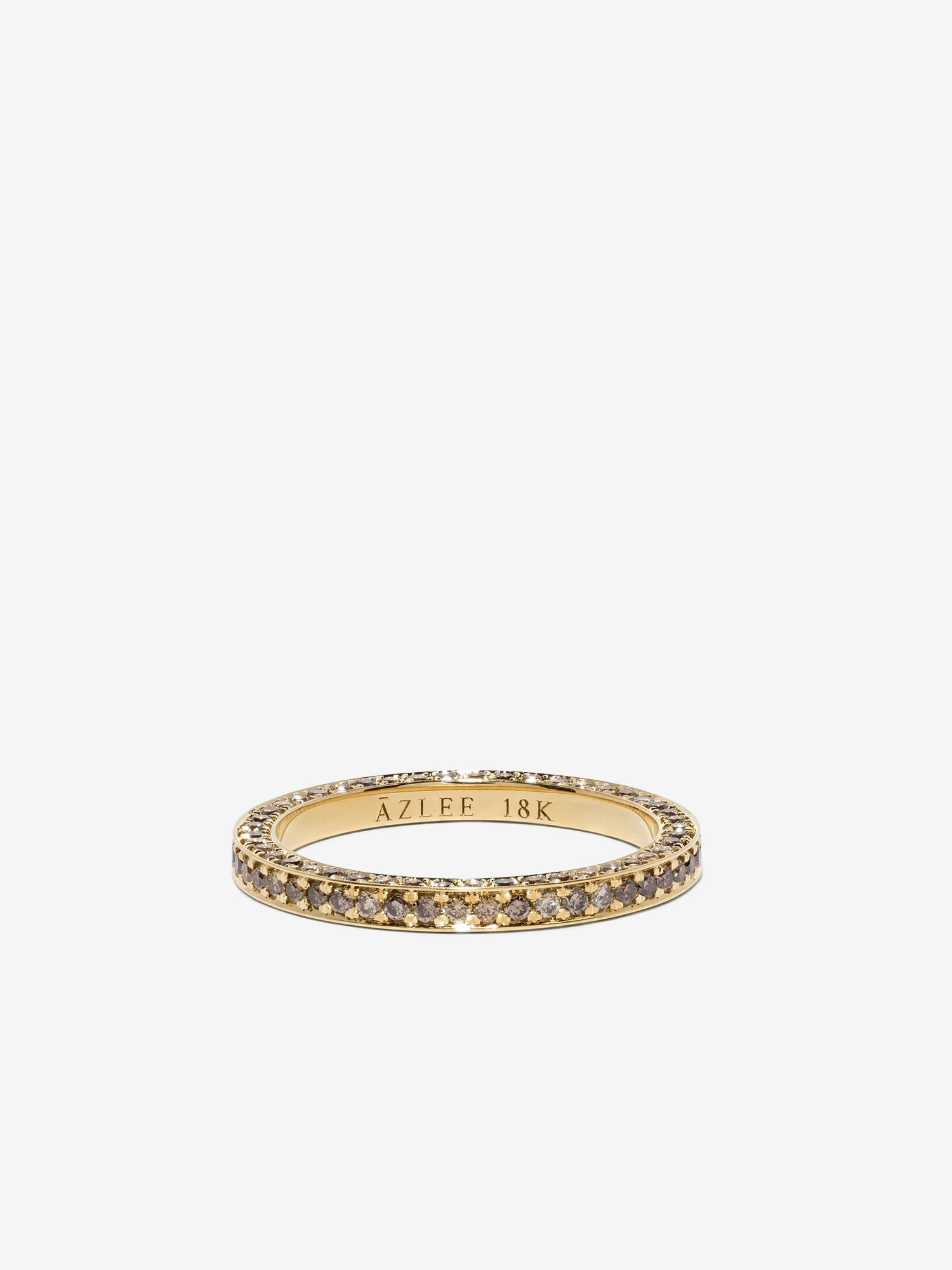 All Over Eternity Champagne Diamond Band