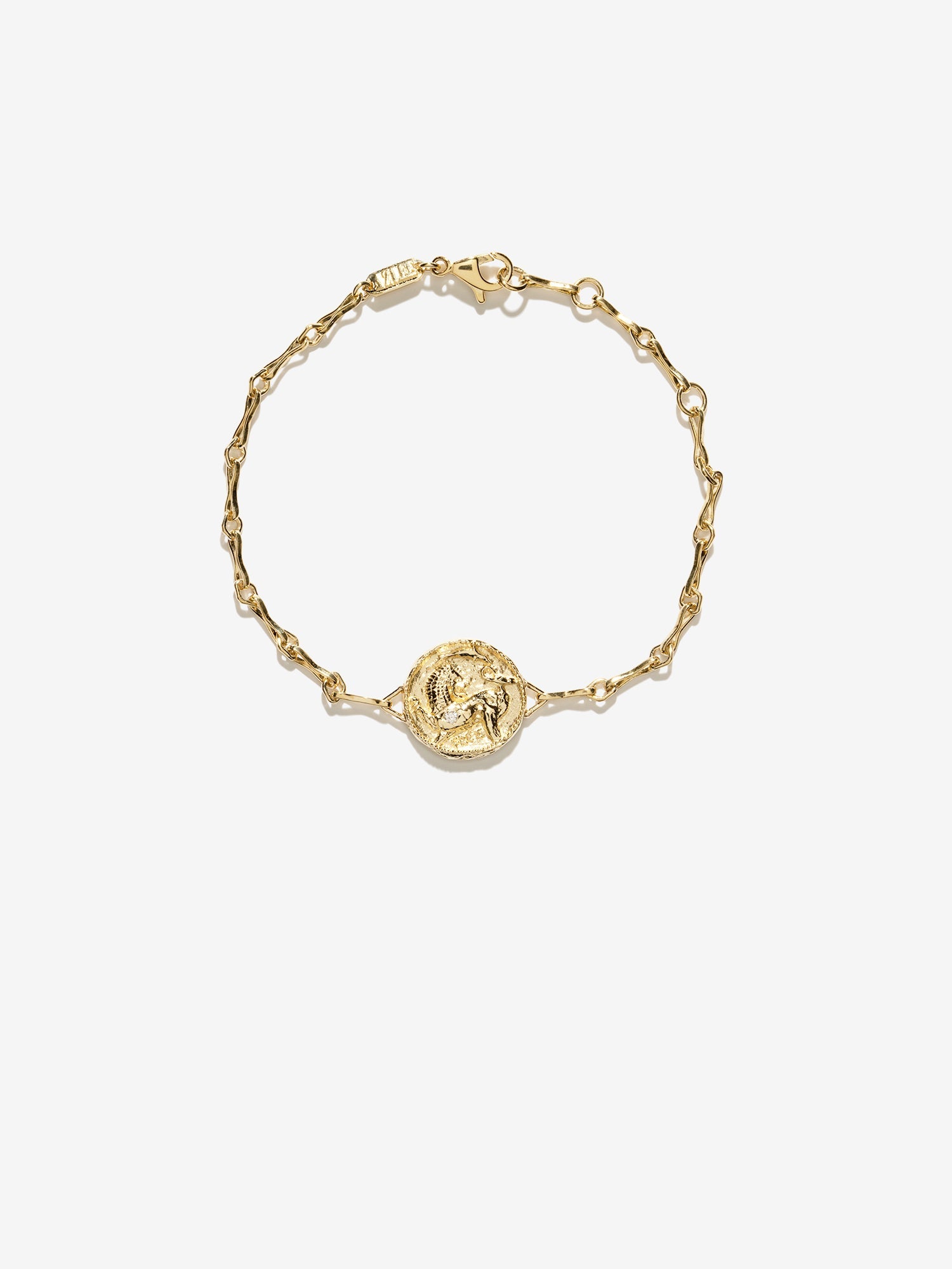 Lion and Dolphin Coin Bracelet