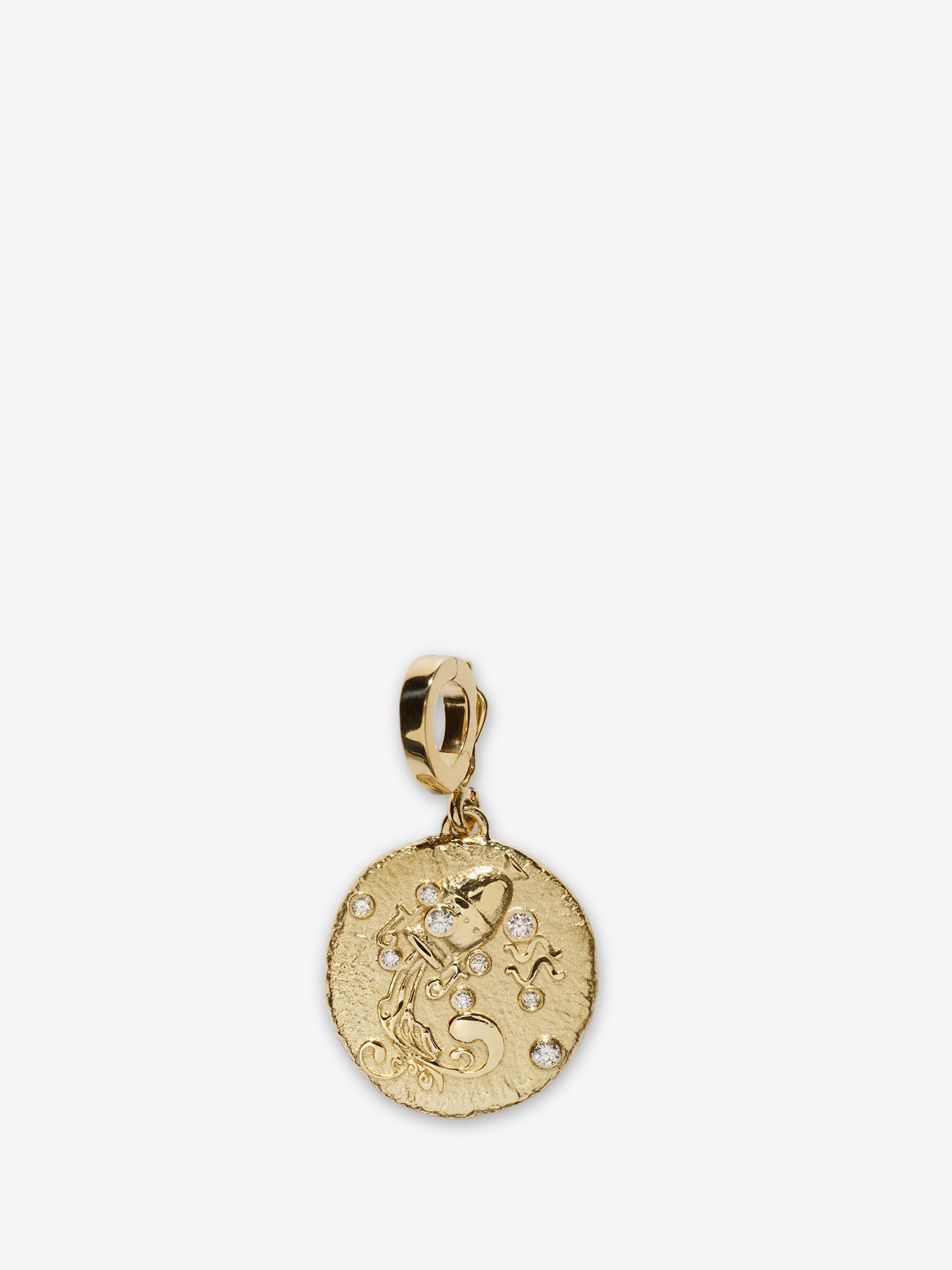 Of The Stars Aquarius Small Coin Charm