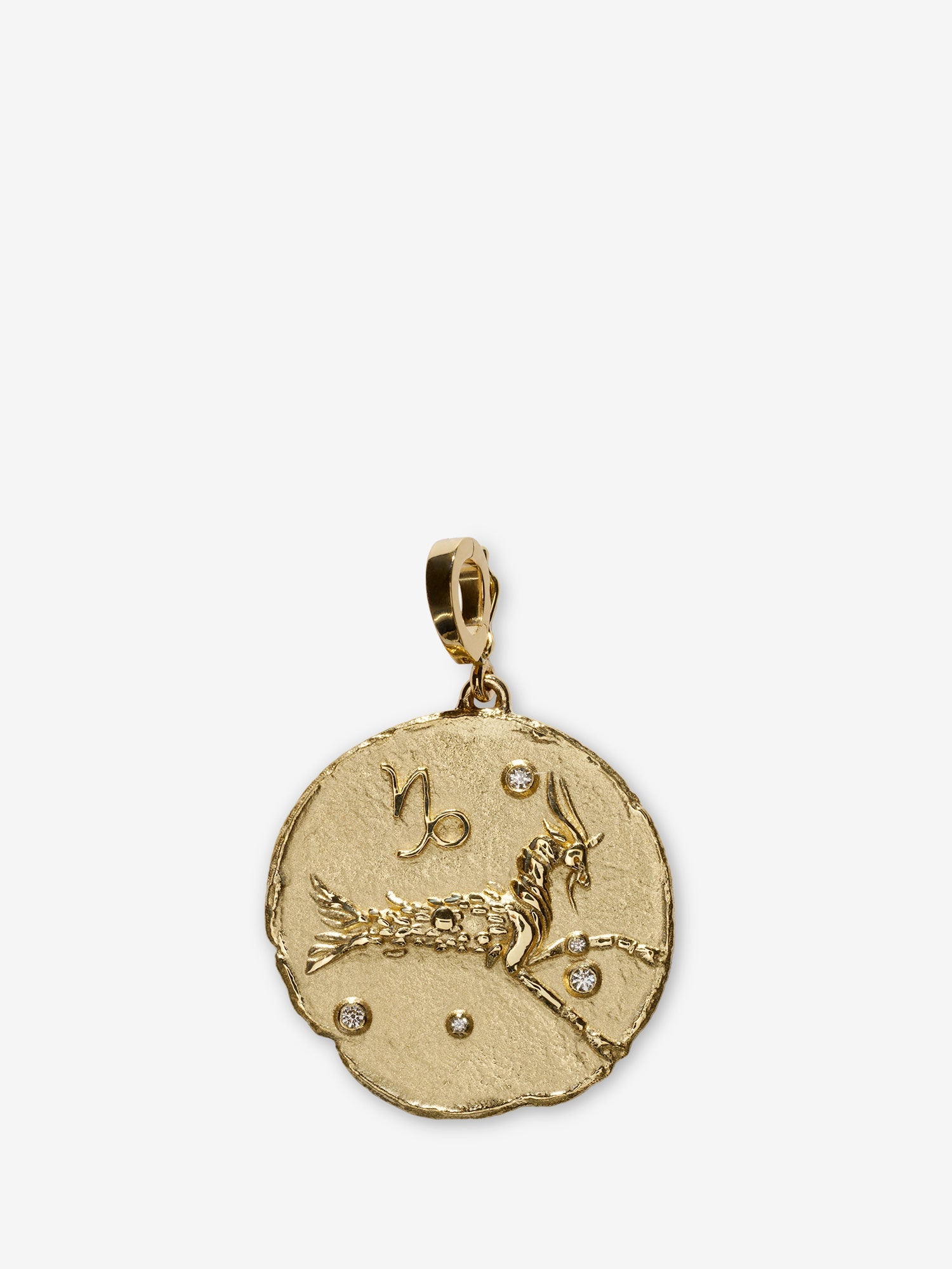 Of The Stars Capricorn Large Coin Charm