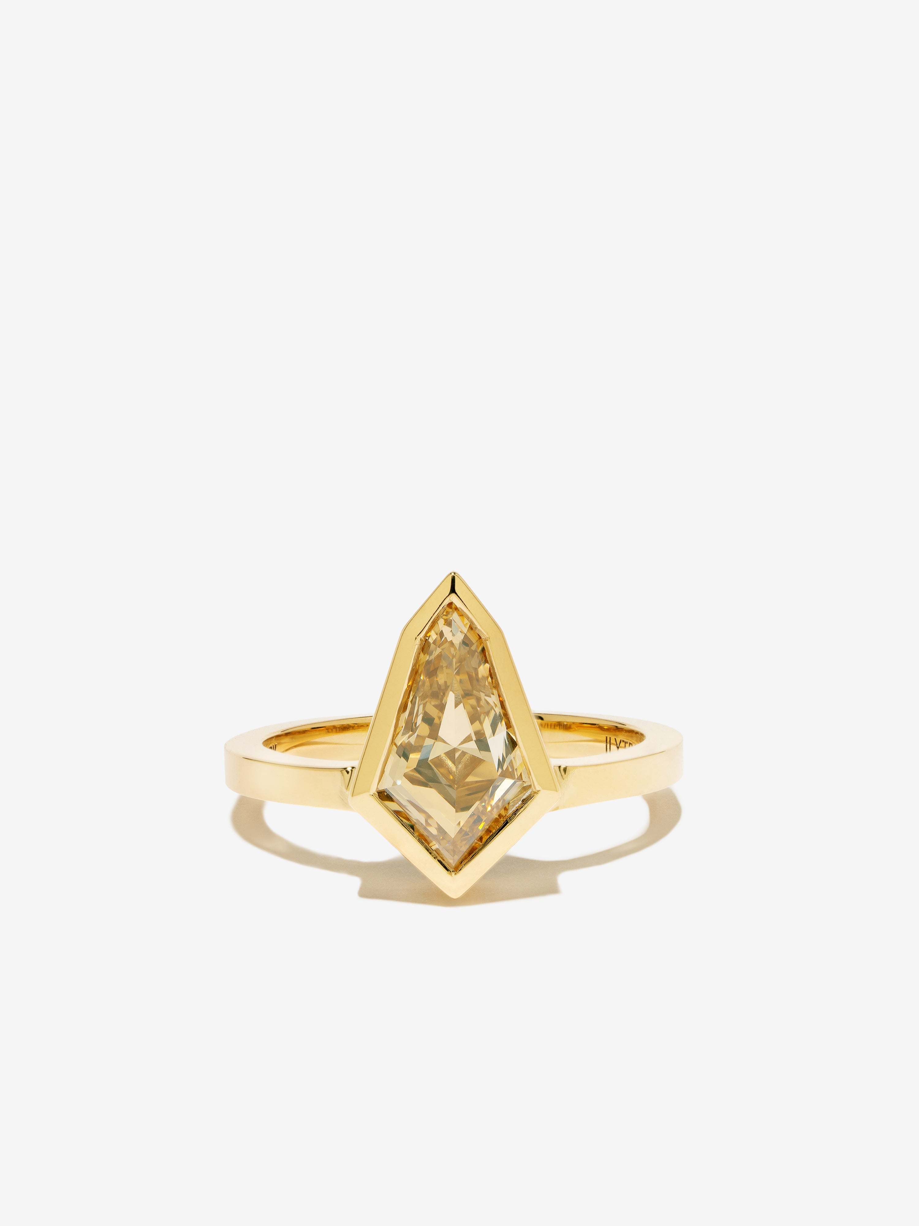 Champagne Kite Diamond Ring