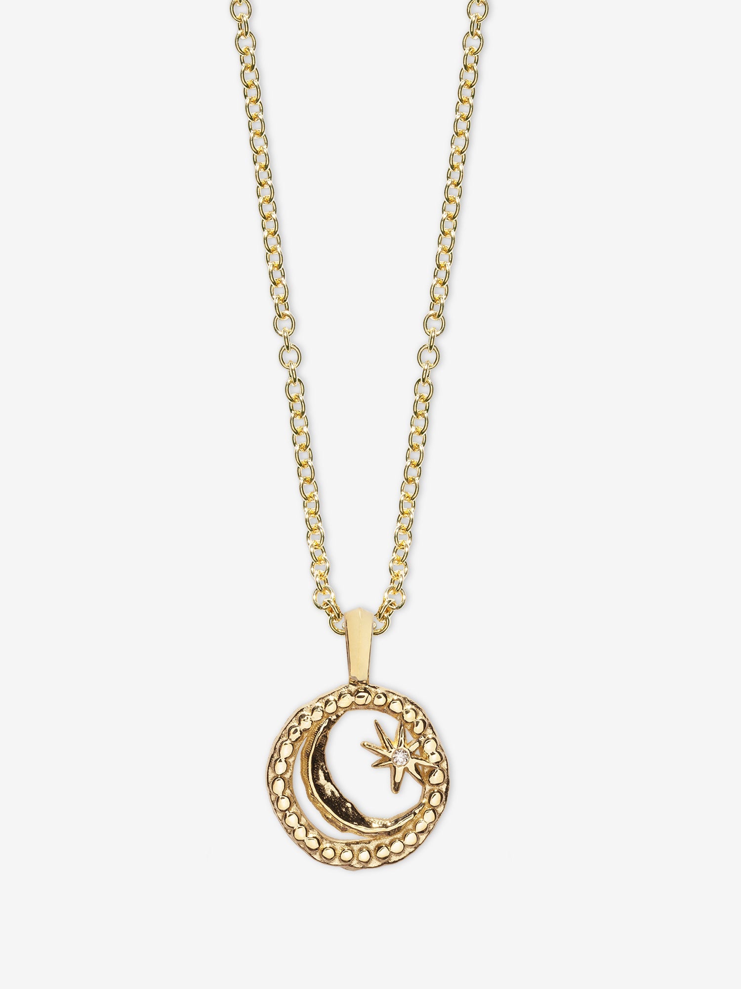 Petite Cosmic Coin Necklace