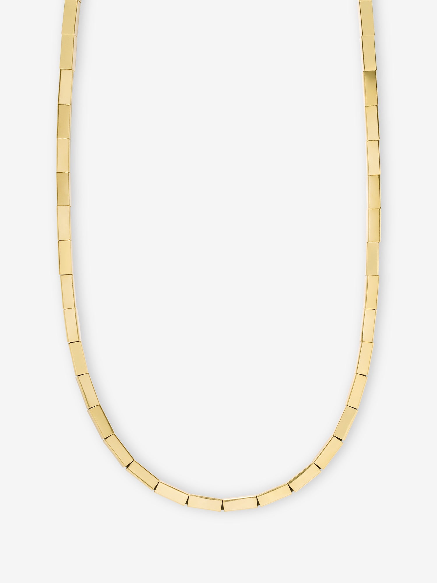 Large Gold Bar Necklace