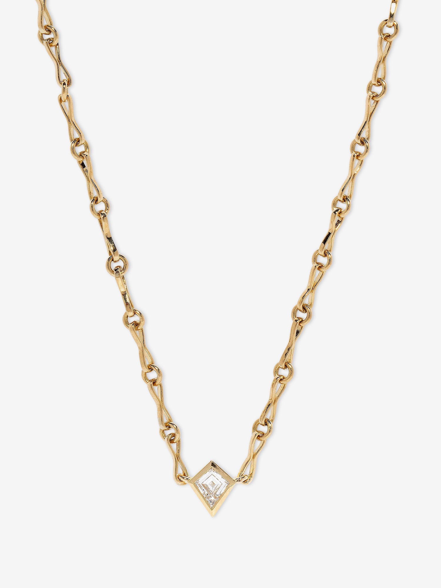 Kite Diamond Handmade Chain Necklace
