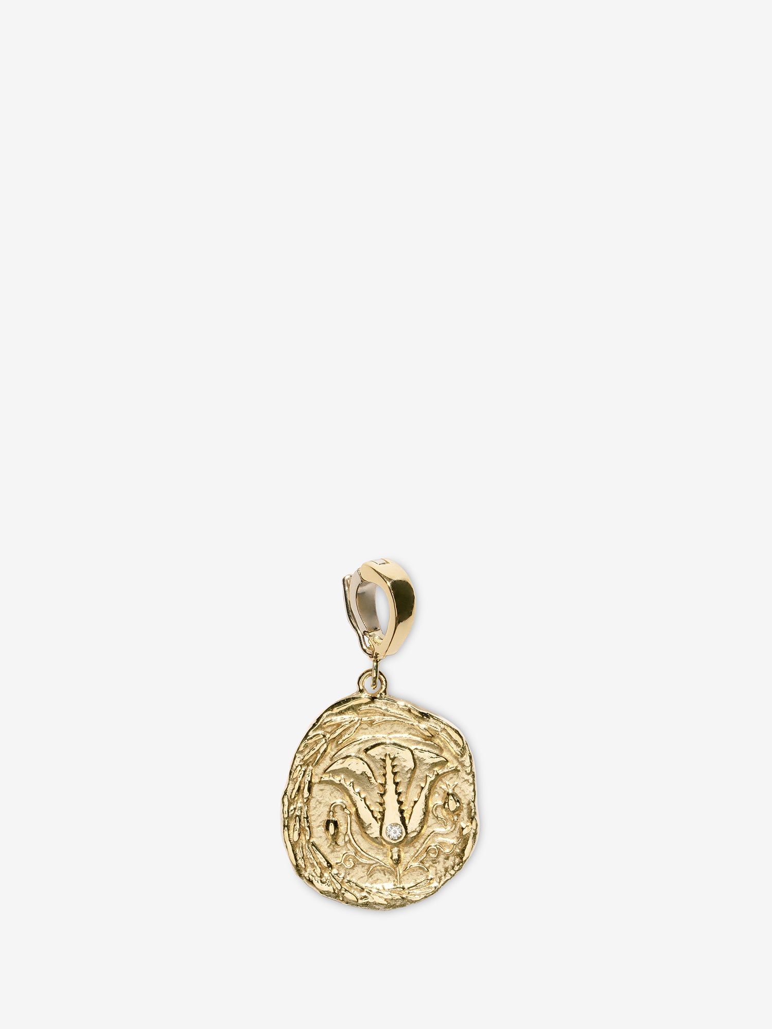 Of the Earth Small Diamond Coin Charm