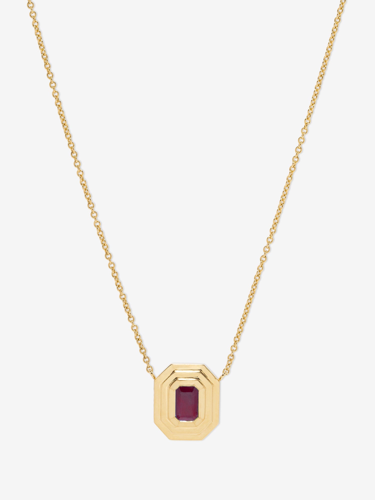 Ruby Staircase Necklace