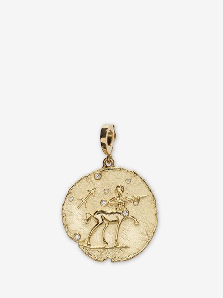 Of The Stars Sagittarius Large Coin Charm