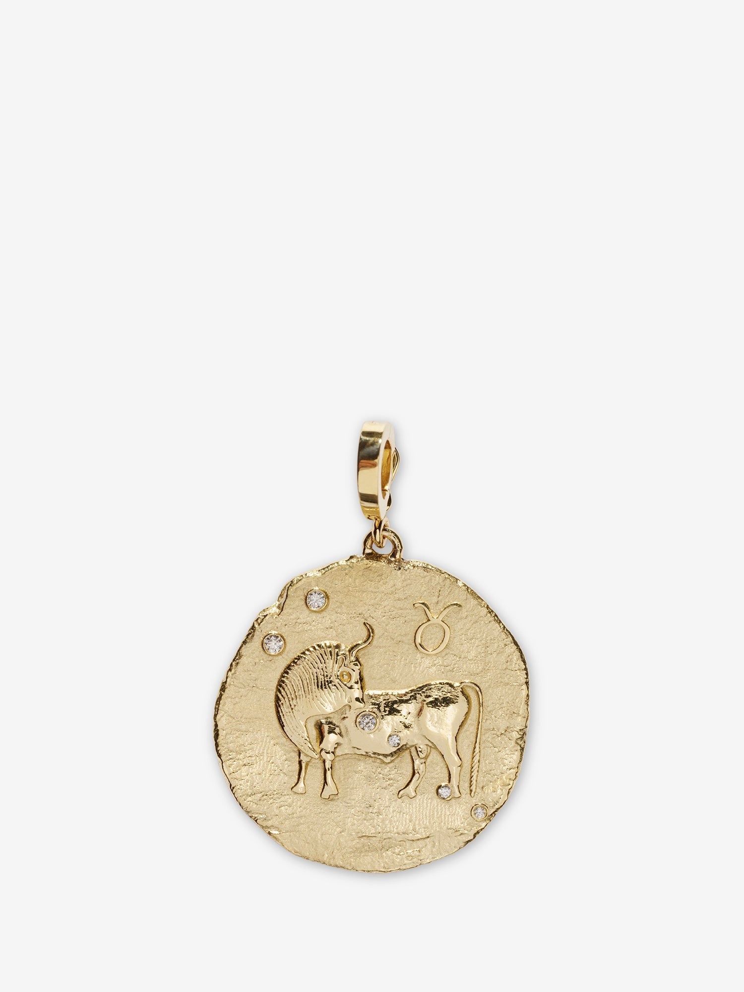 Of The Stars Taurus Large Coin Charm